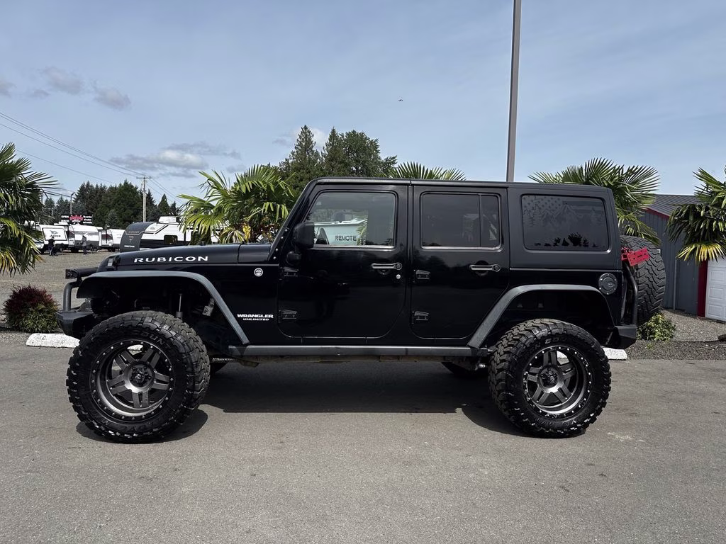 2013 Black Clearcoat Jeep Wrangler Unlimited Rubicon 4X4 SUV