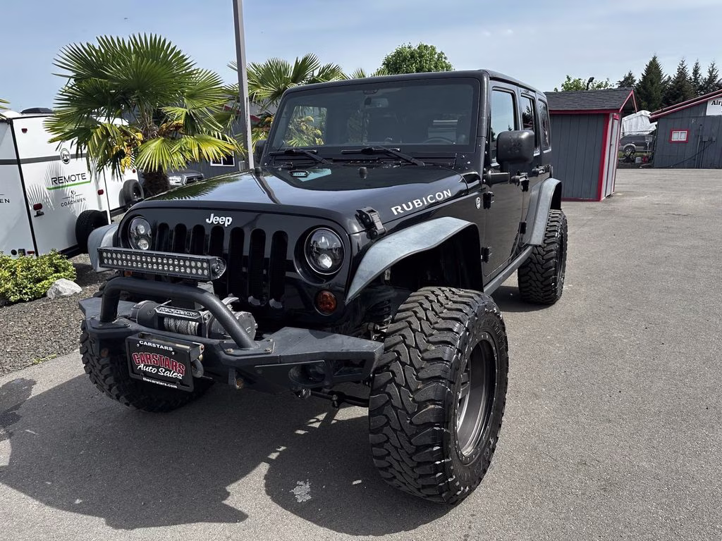 2013 Black Clearcoat Jeep Wrangler Unlimited Rubicon 4X4 SUV