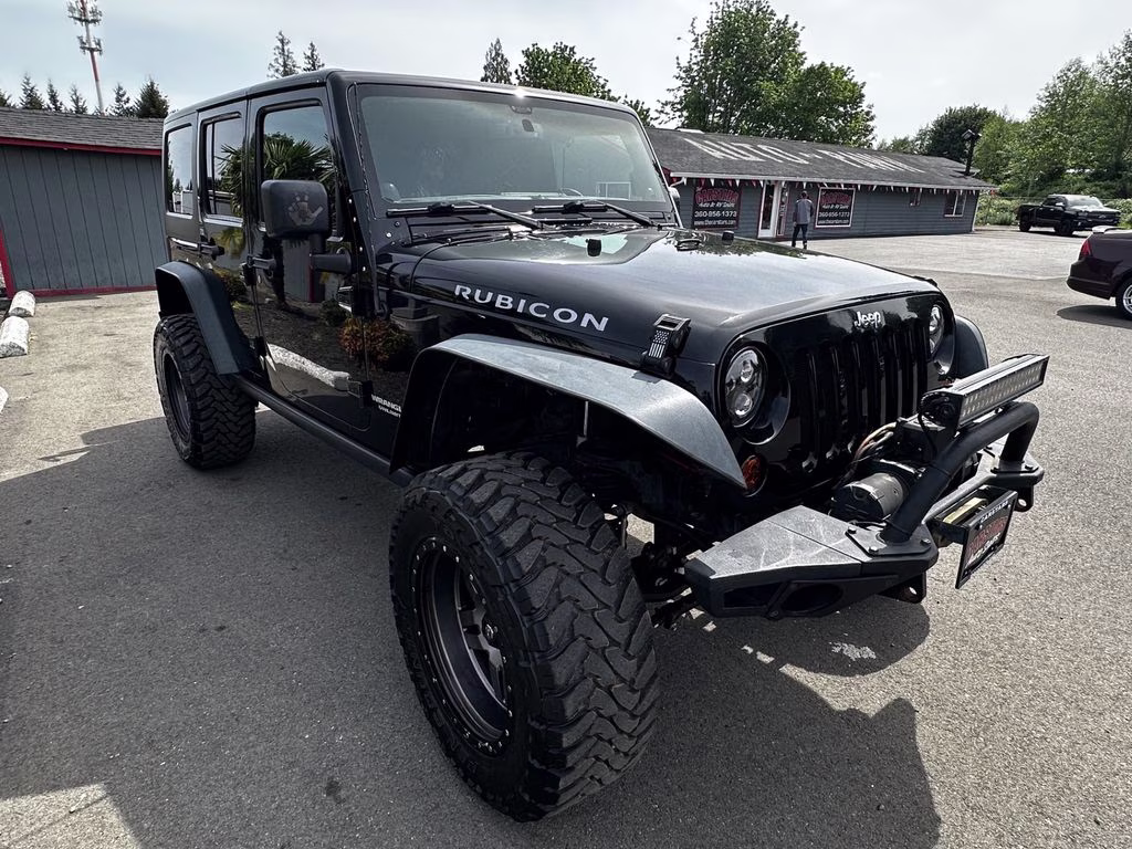 2013 Black Clearcoat Jeep Wrangler Unlimited Rubicon 4X4 SUV