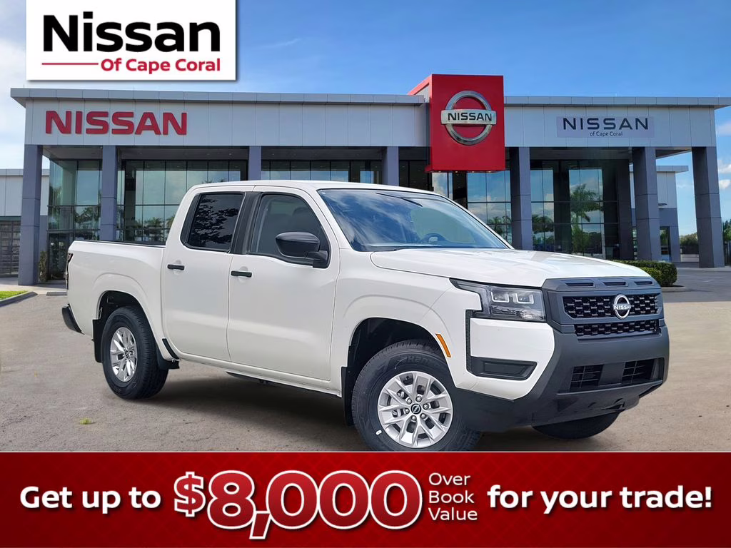 2026 Glacier White Nissan Frontier S RWD Truck