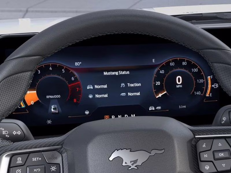 2025 Oxford White Ford Mustang EcoBoost Premium RWD Convertible