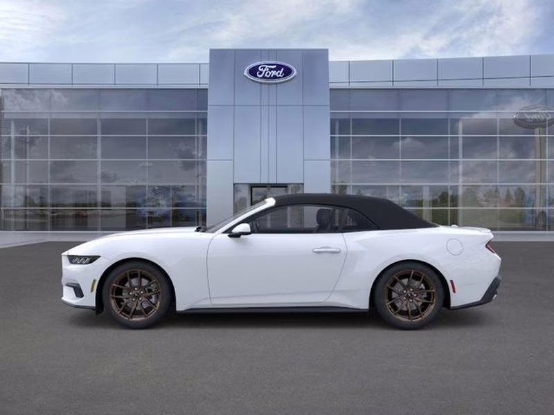 2025 Oxford White Ford Mustang EcoBoost Premium RWD Convertible