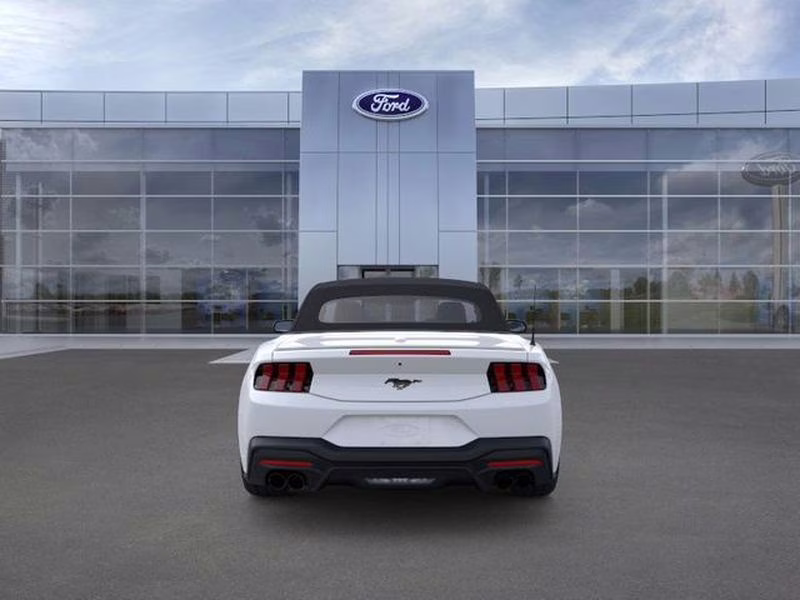 2025 Oxford White Ford Mustang EcoBoost Premium RWD Convertible