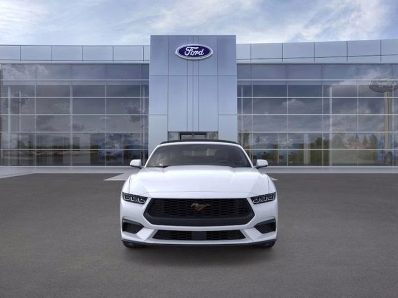 2025 Oxford White Ford Mustang EcoBoost Premium RWD Convertible