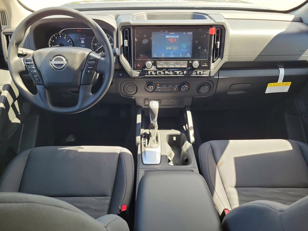 2026 Glacier White Nissan Frontier S RWD Truck