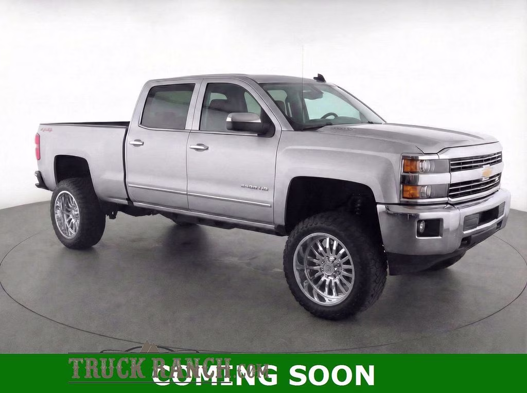 2015 Silver Ice Metallic Chevrolet Silverado 2500HD LTZ 4X4 Truck