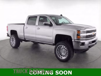 2015 Silver Ice Metallic Chevrolet Silverado 2500HD LTZ 4X4 Truck