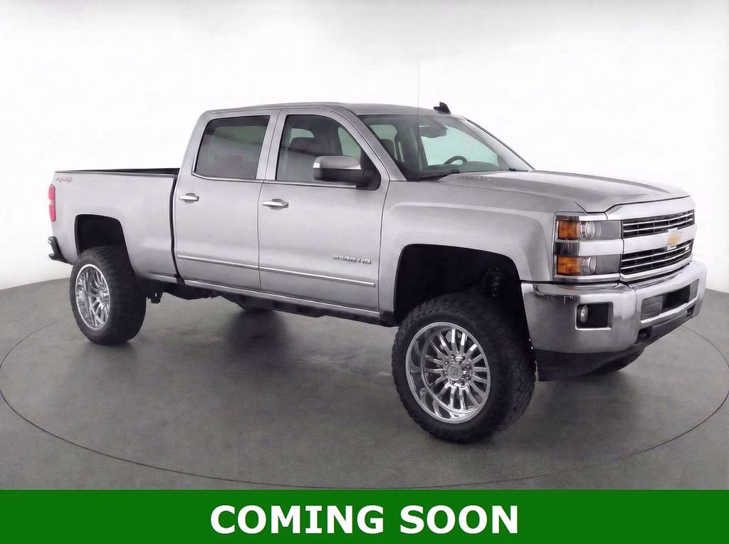 2015 Silver Ice Metallic Chevrolet Silverado 2500HD LTZ 4X4 Truck