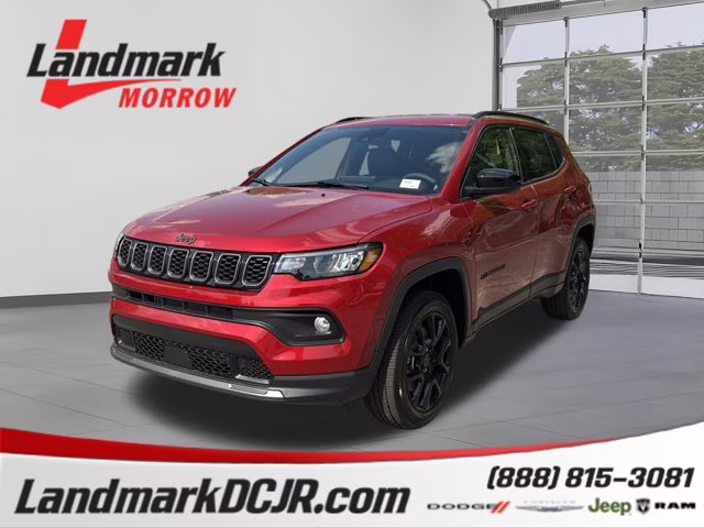 2026 Red Hot Pearlcoat Jeep Compass Latitude Altitude 4X4 SUV