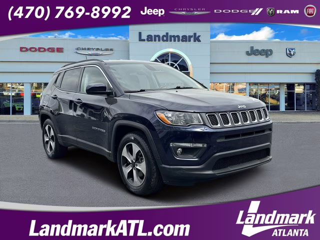 2018 Blue Jeep Compass Latitude FWD SUV