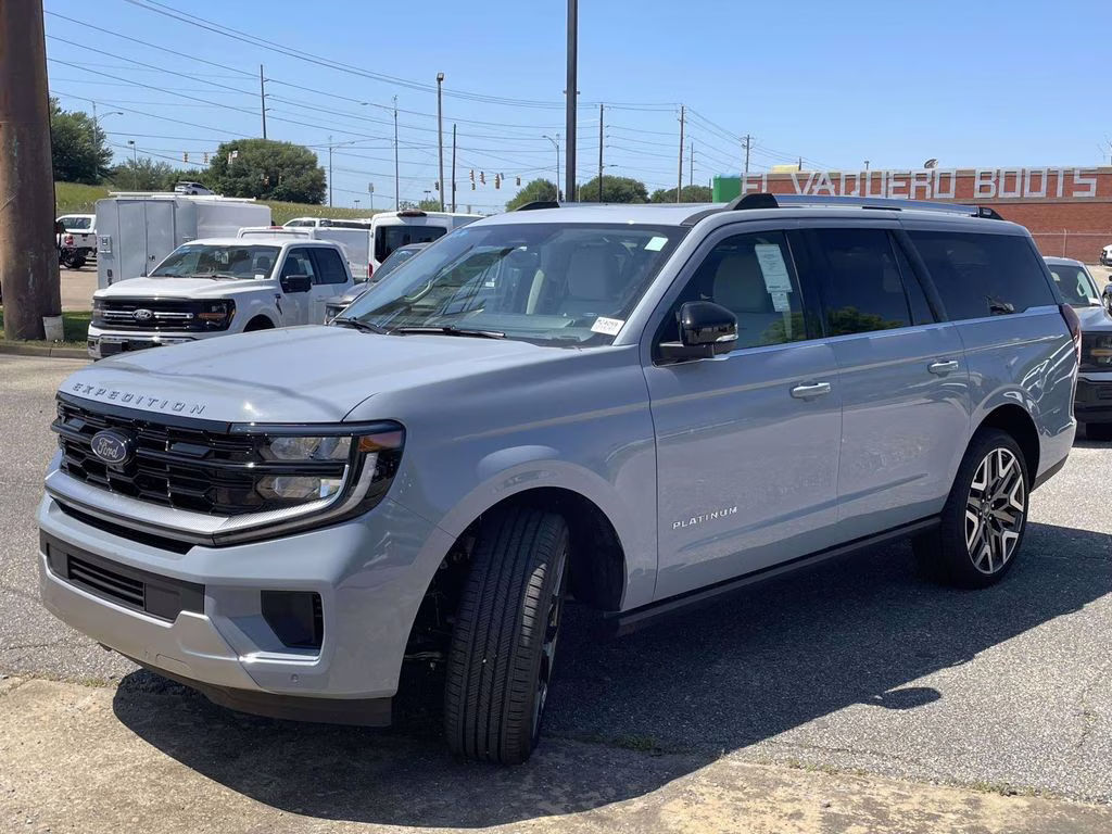 2026 Glacier Gray Metallic Tri-Coat Ford Expedition Max Platinum 4X4 SUV