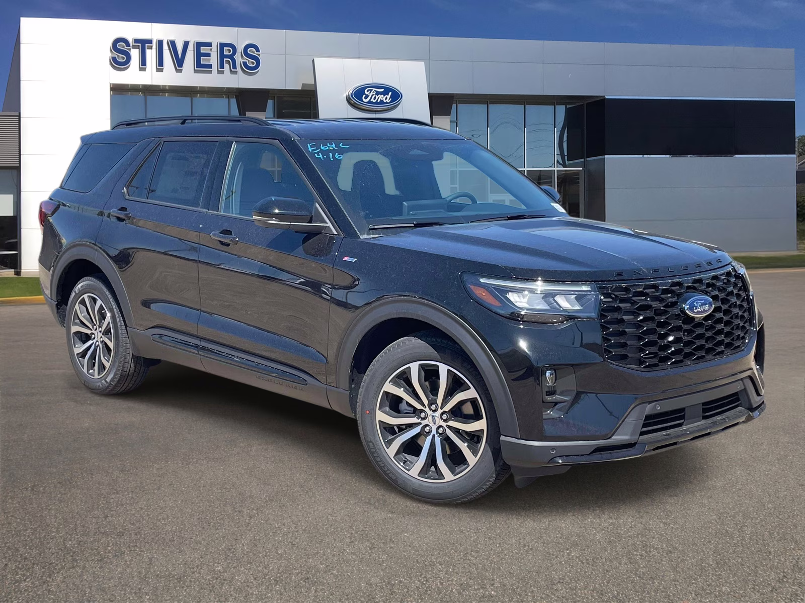 2026 Agate Black Metallic Ford Explorer ST-Line RWD SUV