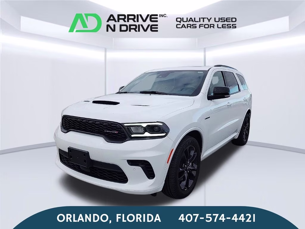 2025 White Knuckle Clearcoat Dodge Durango R/T AWD SUV