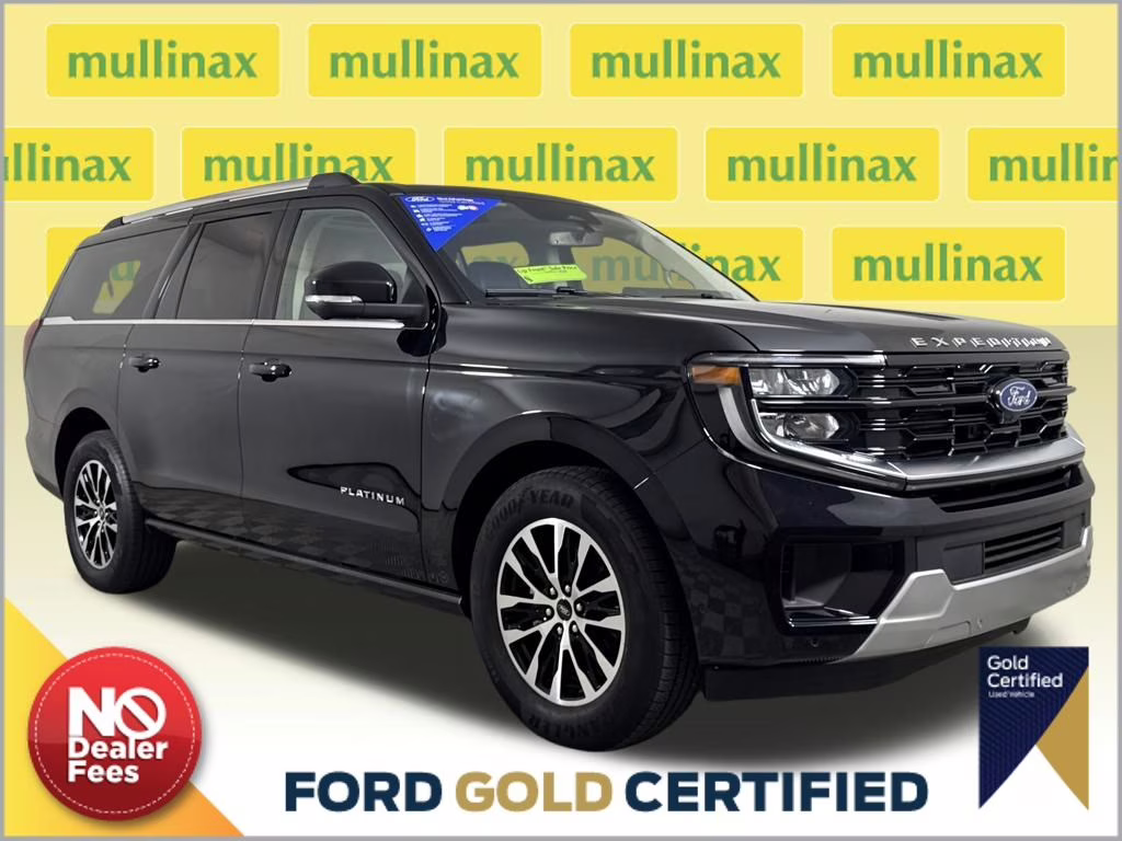 2025 Agate Black Metallic Ford Expedition Max Platinum 4X4 SUV