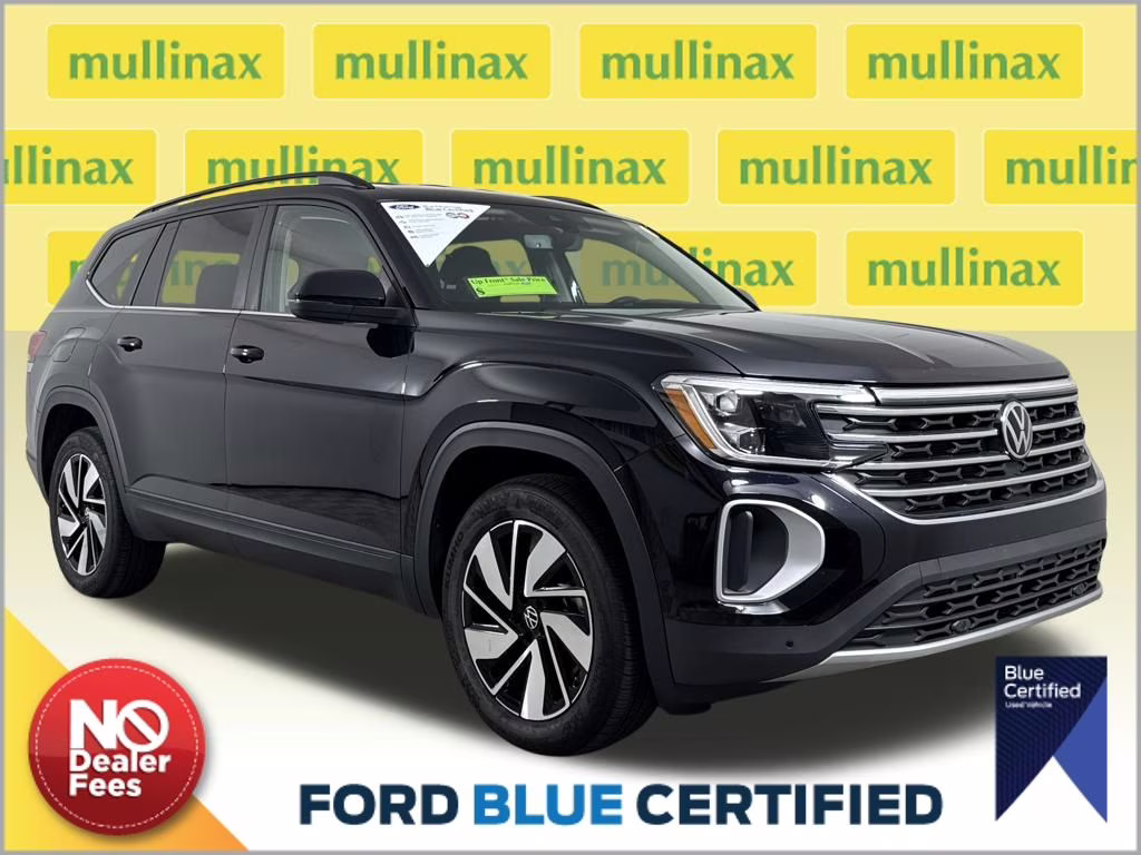 2026 Deep Black Pearl Volkswagen Atlas 2.0T SE w/Technology FWD SUV