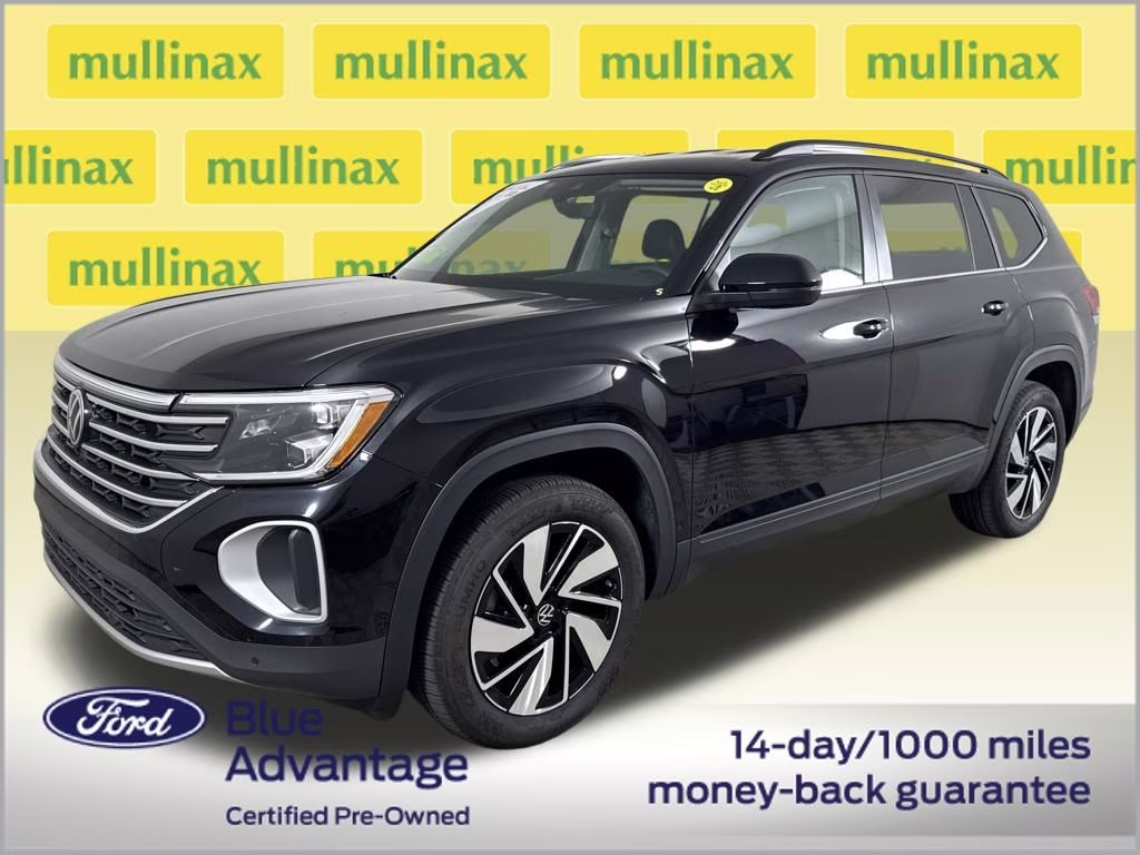 2026 Deep Black Pearl Volkswagen Atlas 2.0T SE w/Technology FWD SUV