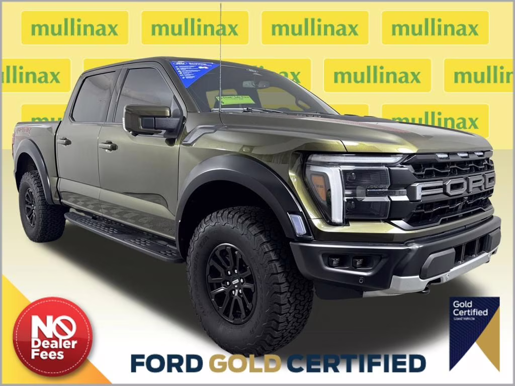 2025 Shelter Green Ford F-150 Raptor 4X4 Truck