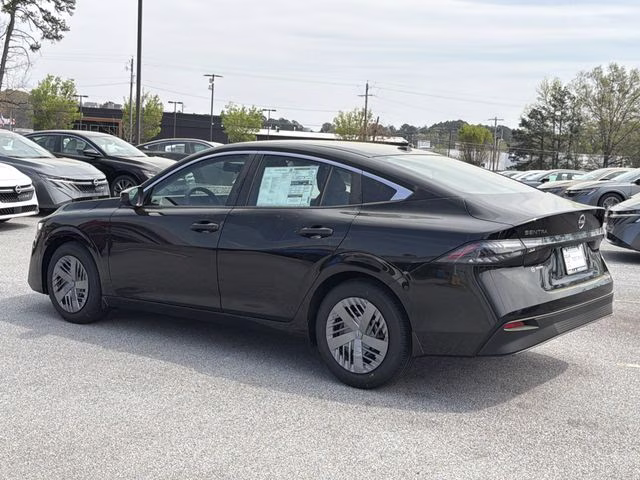 2026 Super Black Nissan Sentra S FWD Sedan