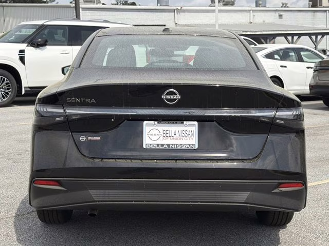 2026 Super Black Nissan Sentra SV FWD Sedan