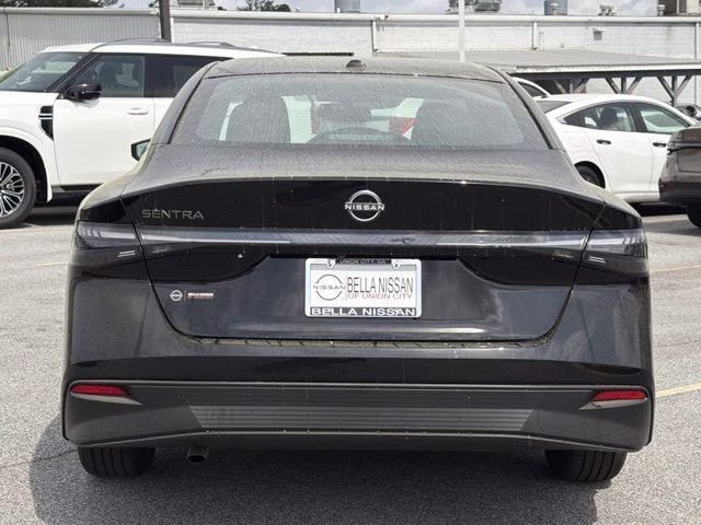 2026 Super Black Nissan Sentra SV FWD Sedan