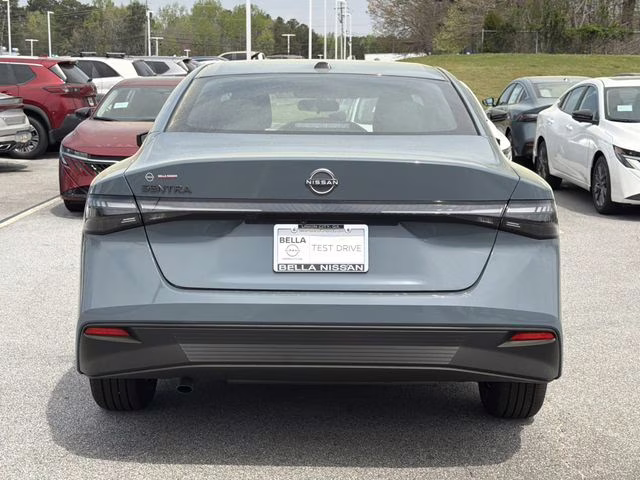 2026 Atlantic Gray Metallic Nissan Sentra SV FWD Sedan