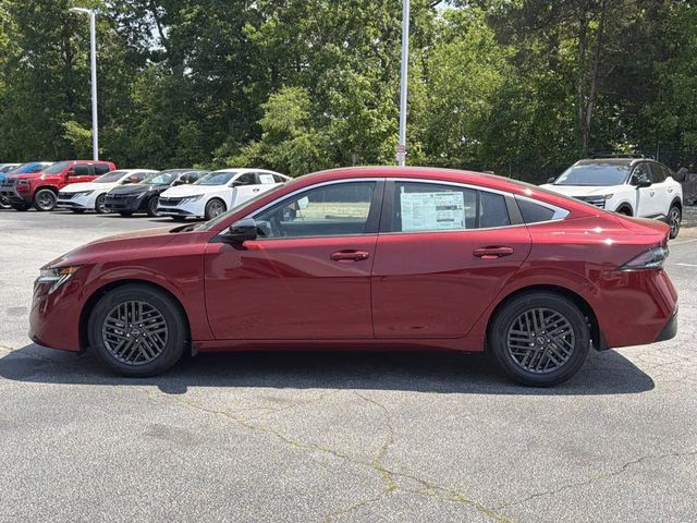 2026 Scarlet Ember Tintcoat Nissan Sentra SV FWD Sedan