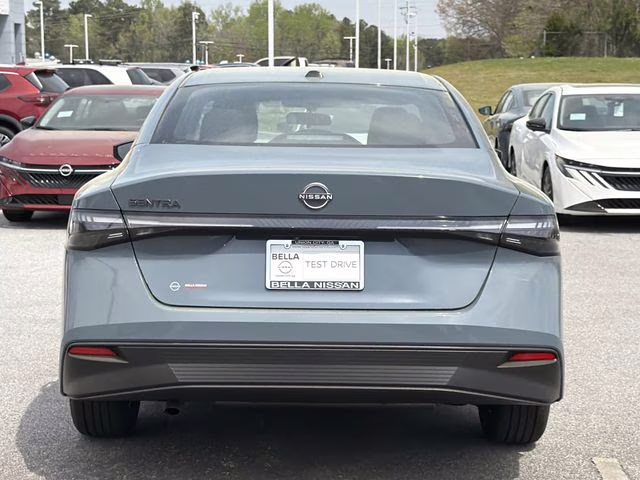 2026 Atlantic Gray Metallic Nissan Sentra SV FWD Sedan