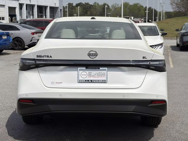 2026 Aspen White Tricoat Nissan Sentra SL FWD Sedan