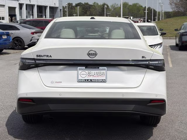2026 Aspen White Tricoat Nissan Sentra SL FWD Sedan
