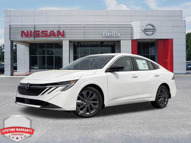 2026 Aspen White Tricoat Nissan Sentra SL FWD Sedan