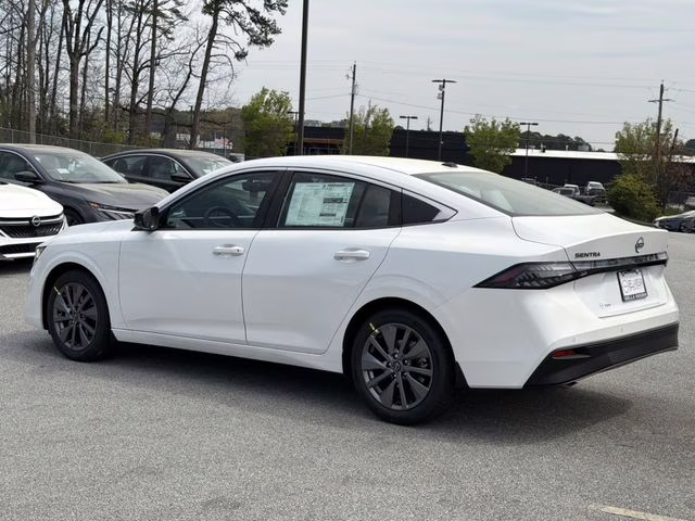 2026 Aspen White Tricoat Nissan Sentra SL FWD Sedan