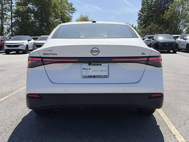 2026 Aspen White Tricoat Nissan Sentra SL FWD Sedan