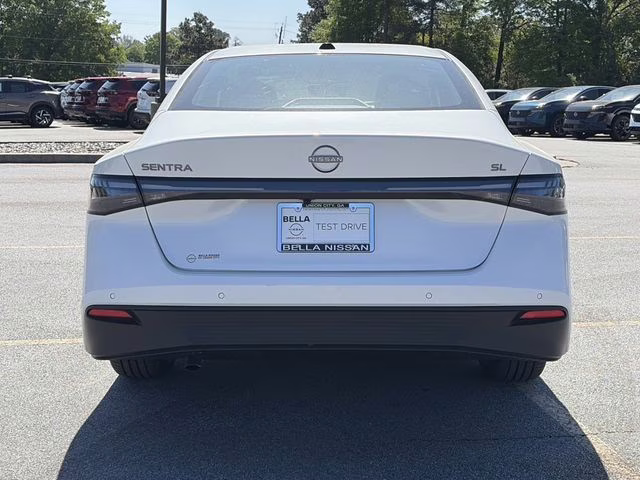 2026 Aspen White Tricoat Nissan Sentra SL FWD Sedan