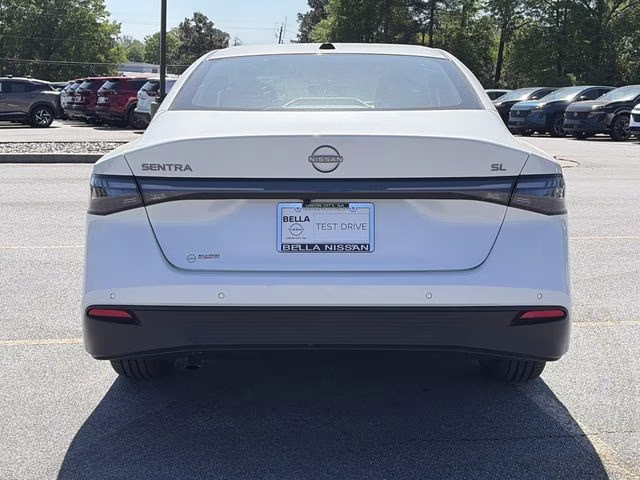 2026 Aspen White Tricoat Nissan Sentra SL FWD Sedan