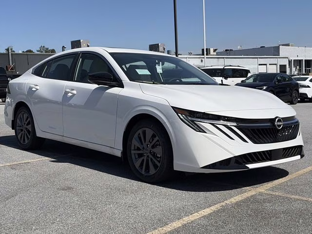 2026 Aspen White Tricoat Nissan Sentra SL FWD Sedan