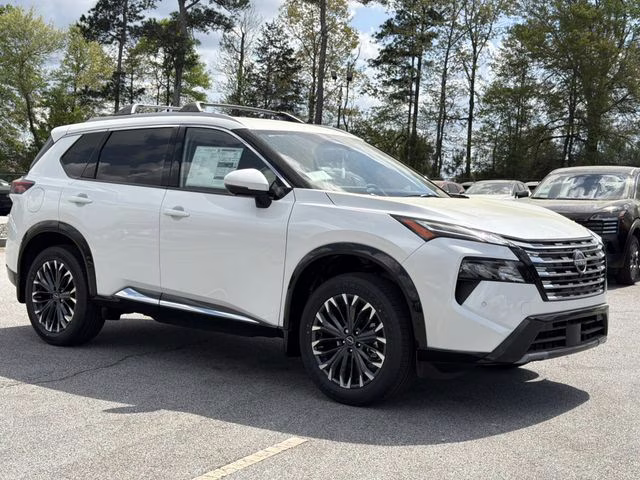 2026 Everest White Pearl Tricoat Nissan Rogue Platinum AWD SUV