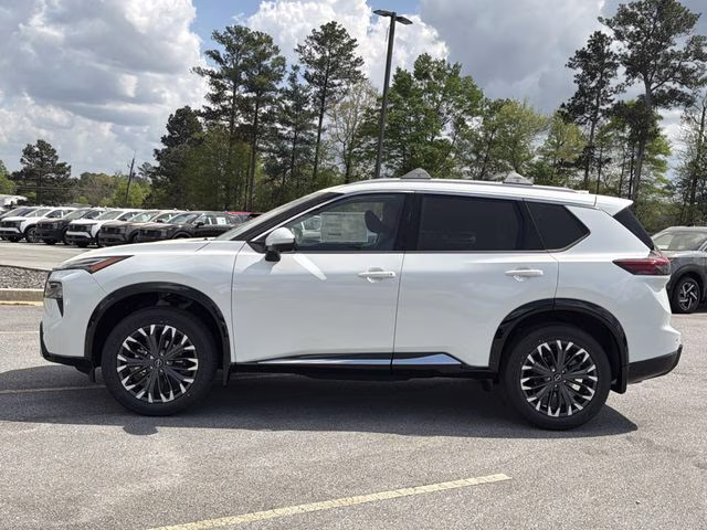 2026 Everest White Pearl Tricoat Nissan Rogue Platinum AWD SUV