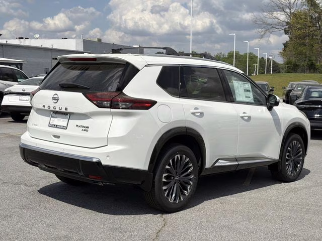 2026 Everest White Pearl Tricoat Nissan Rogue Platinum AWD SUV