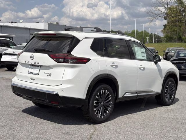 2026 Everest White Pearl Tricoat Nissan Rogue Platinum AWD SUV