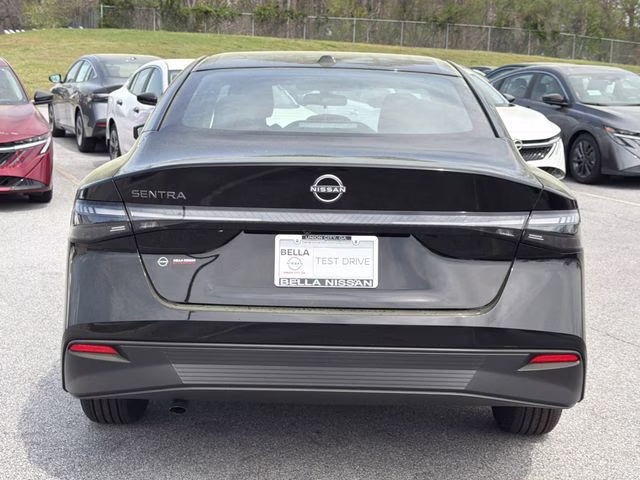 2026 Super Black Nissan Sentra S FWD Sedan