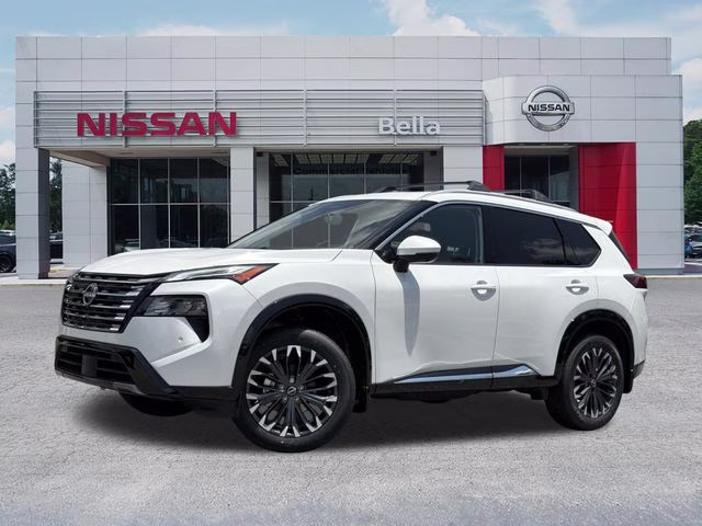 2026 Everest White Pearl Tricoat Nissan Rogue Platinum AWD SUV