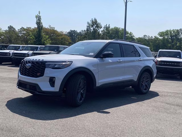 2026 White Metallic Ford Explorer ST 4X4 SUV