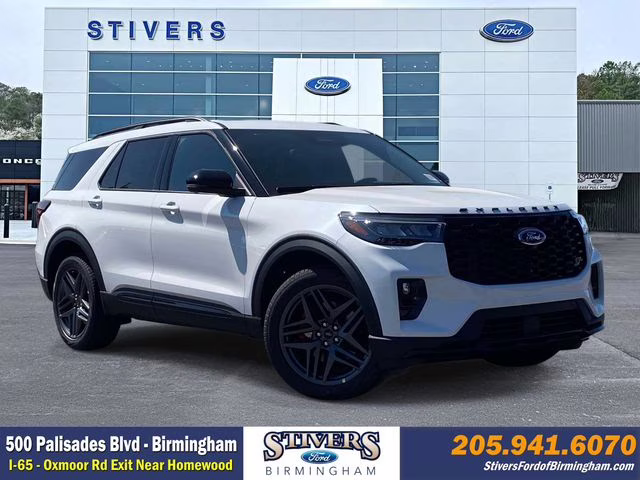 2026 White Ford Explorer ST 4X4 SUV