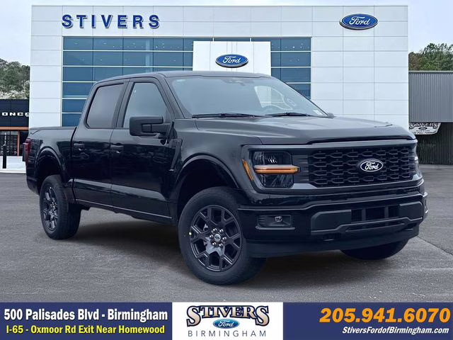 2026 Black Metallic Ford F-150 STX 4X4 Truck