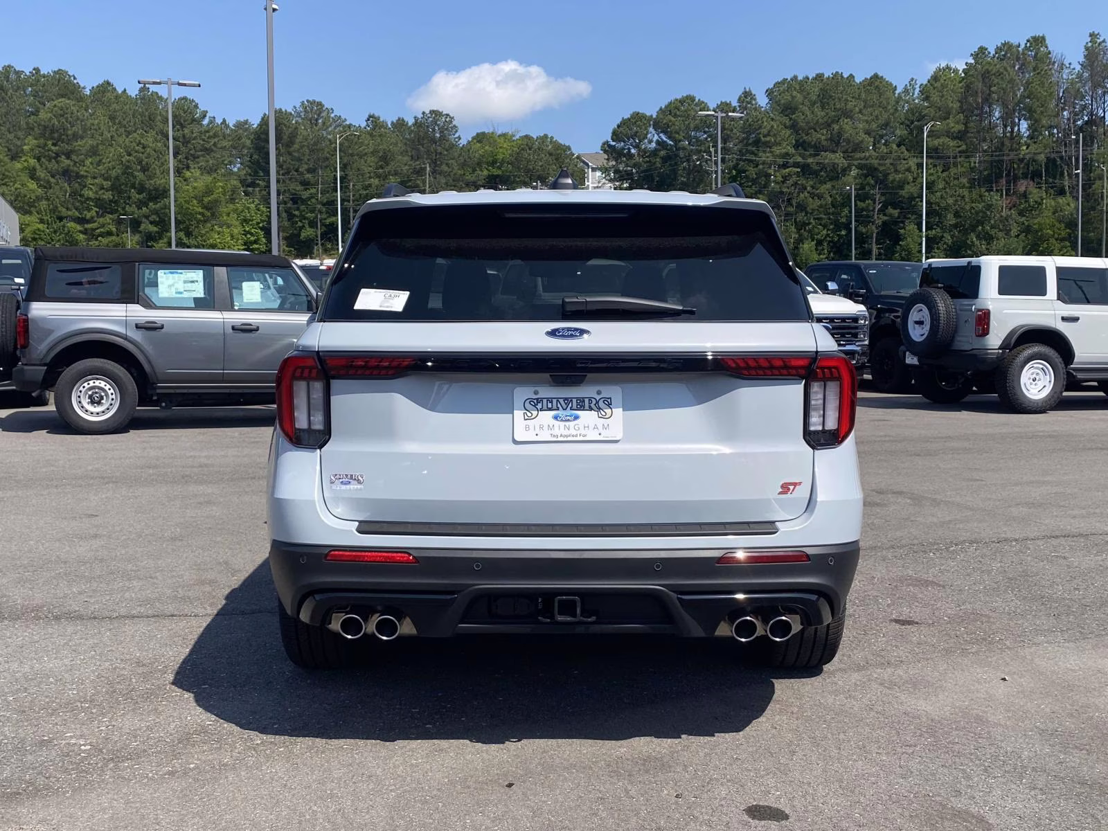 2026 White Metallic Ford Explorer ST 4X4 SUV