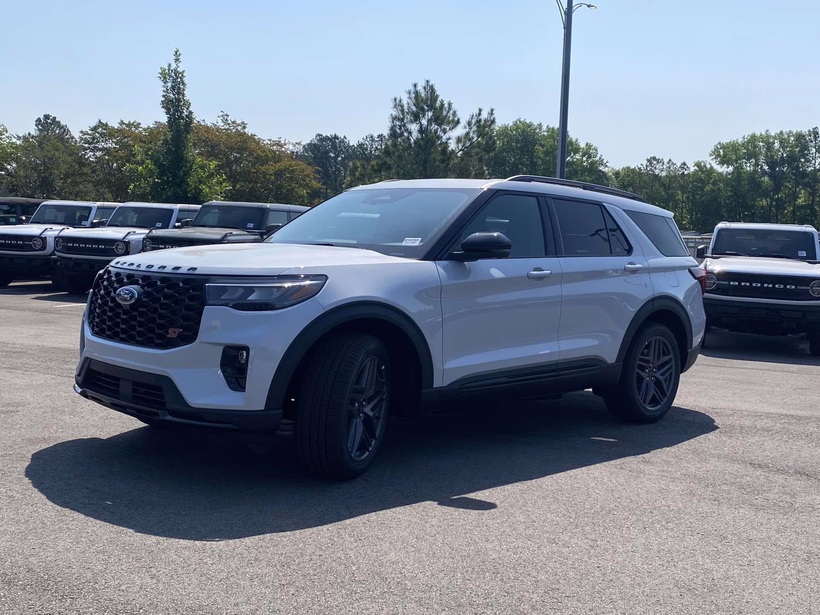 2026 White Metallic Ford Explorer ST 4X4 SUV