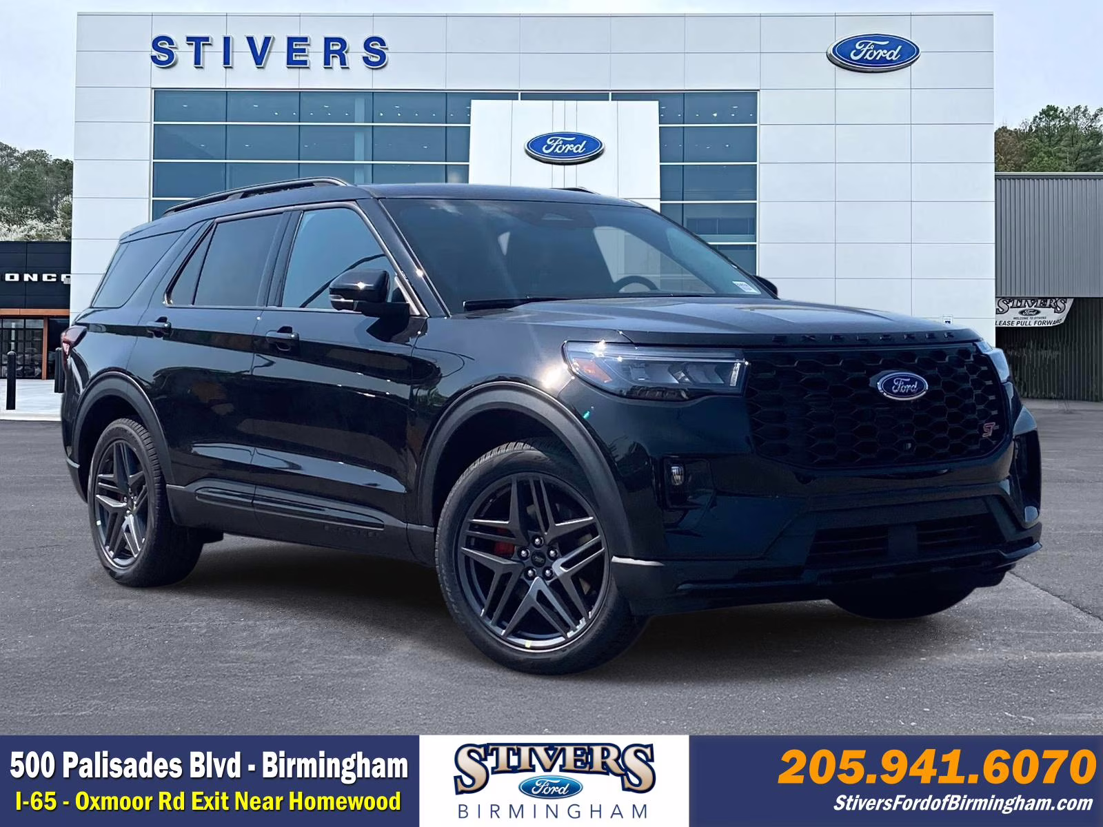 2026 Agate Black Metallic Ford Explorer ST 4X4 SUV