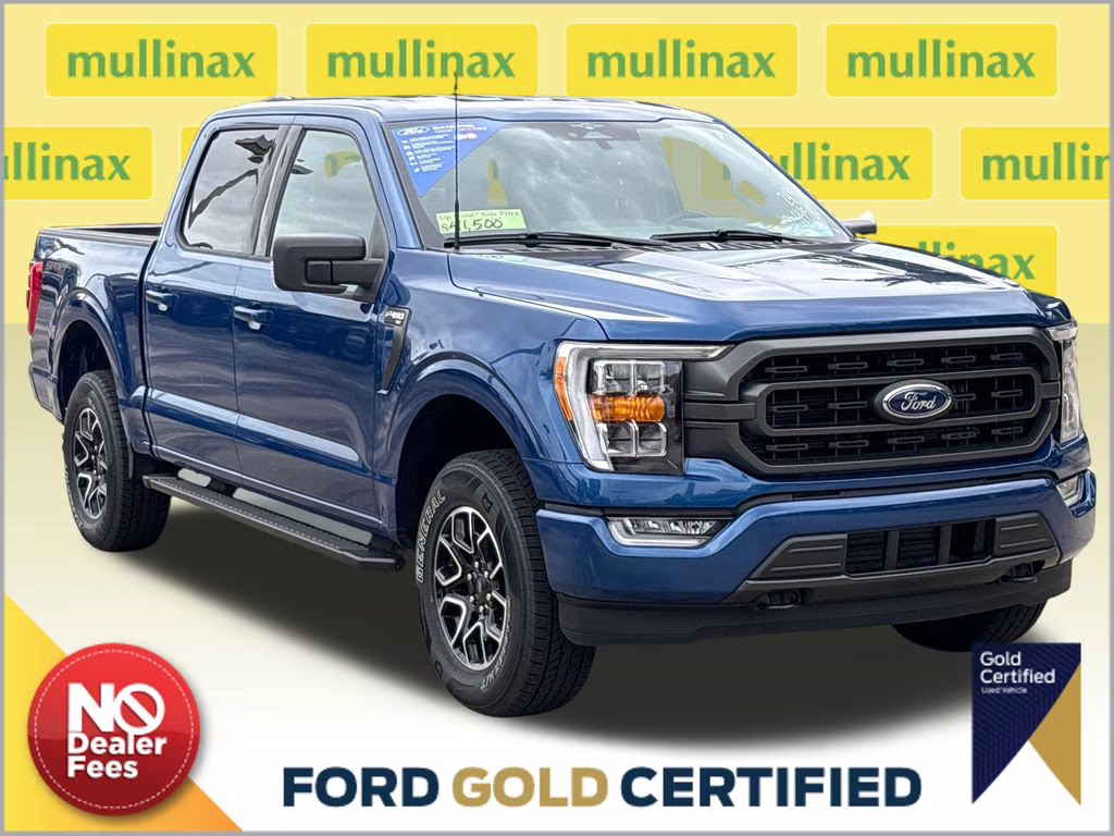 2023 Blue Metallic Ford F-150 XLT 4X4 Truck