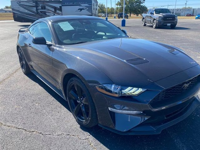 2022 Gray Metallic Ford Mustang EcoBoost Premium RWD Coupe