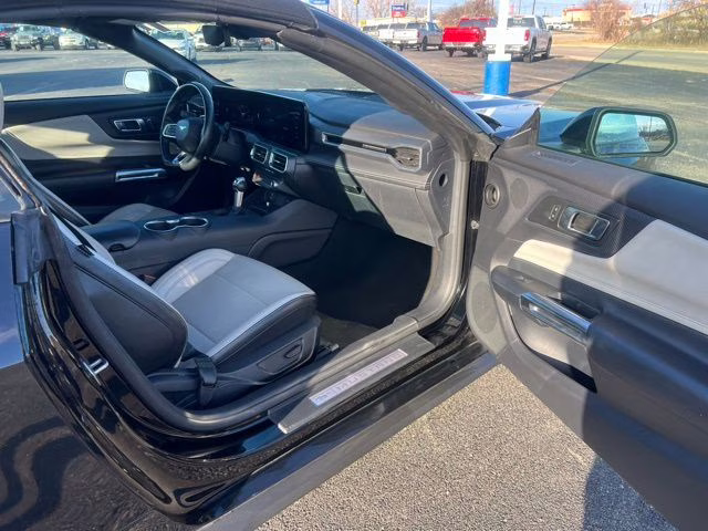 2024 Shadow Black Ford Mustang EcoBoost Premium RWD Convertible